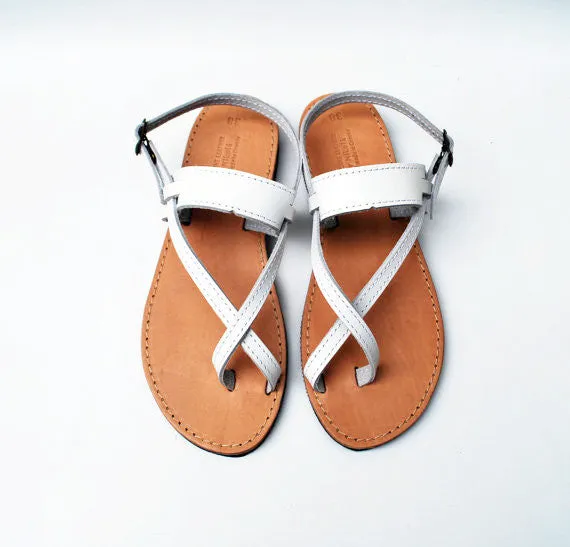 Toe-wrapper Artemis leather sandals