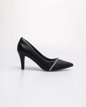 Tomaz NN516 Ladies Glitter Band Heels
