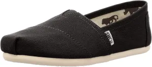TOMS Women's Black Canvas Classic Alprg 10002472 Casual Shoes
