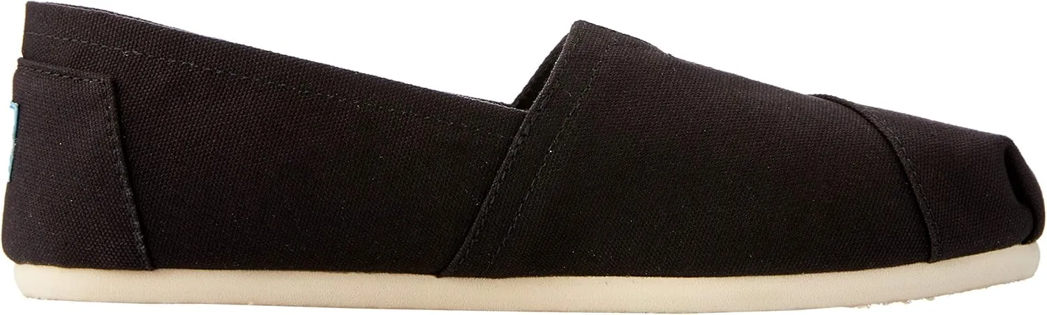 TOMS Women's Black Canvas Classic Alprg 10002472 Casual Shoes