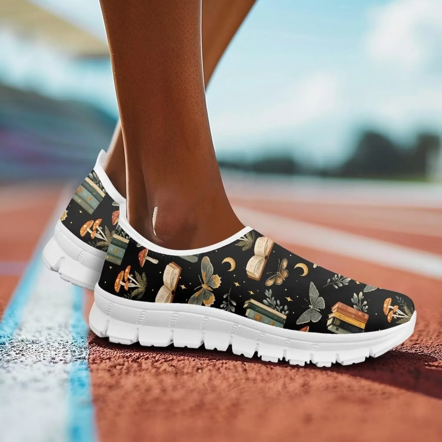 Trendy Slip On Shoes for Women Teacher Walking Casual Shoes Comfy Loafters