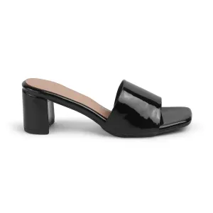 Tresmode Bariz TMM-4 Black Women's Casual Block Heel Sandals