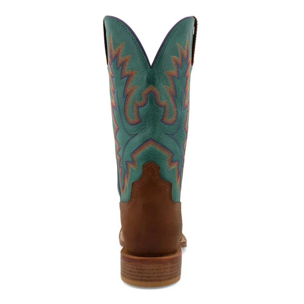 Twisted X Women's 11" Tech X Cinnamon & Turquoise Western Cowgirl Boot WXTL001