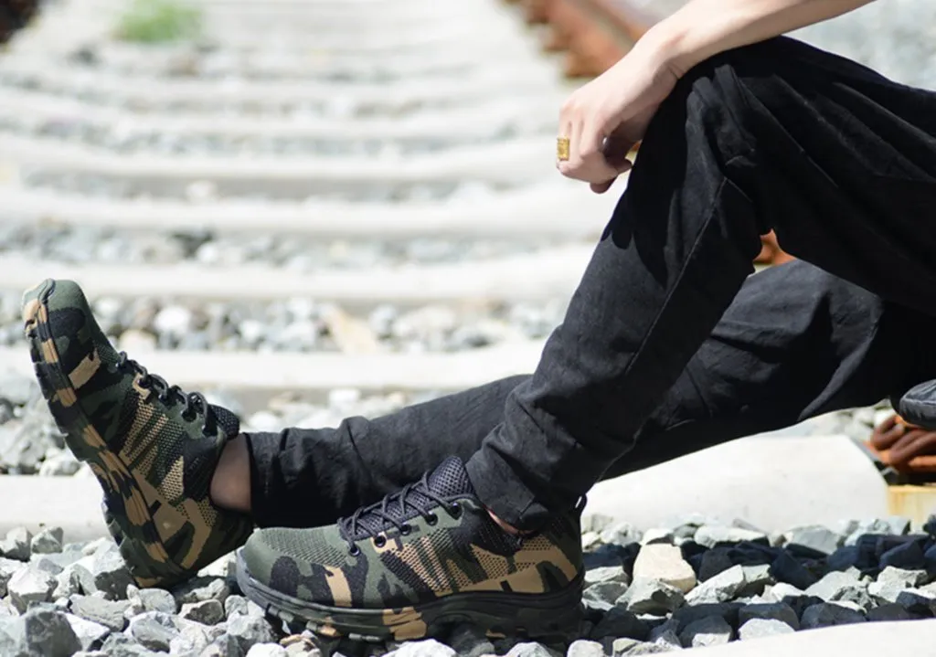 Unzerstörbare militärische Arbeitsstiefel