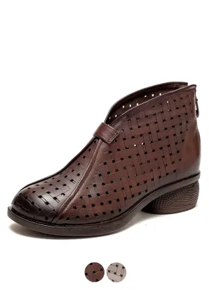 USS Shoes Libia Women's Back Zipper Boots