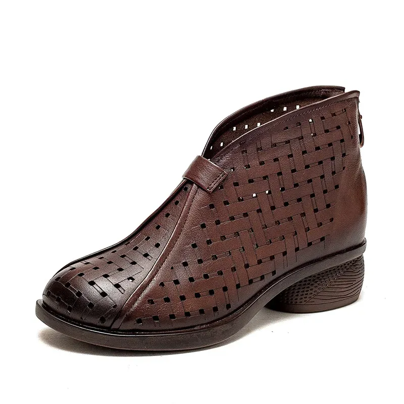USS Shoes Libia Women's Back Zipper Boots