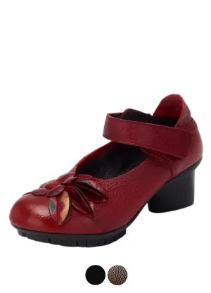 USS Shoes Thalia Women's Ethnic Style Round Toe Pumps