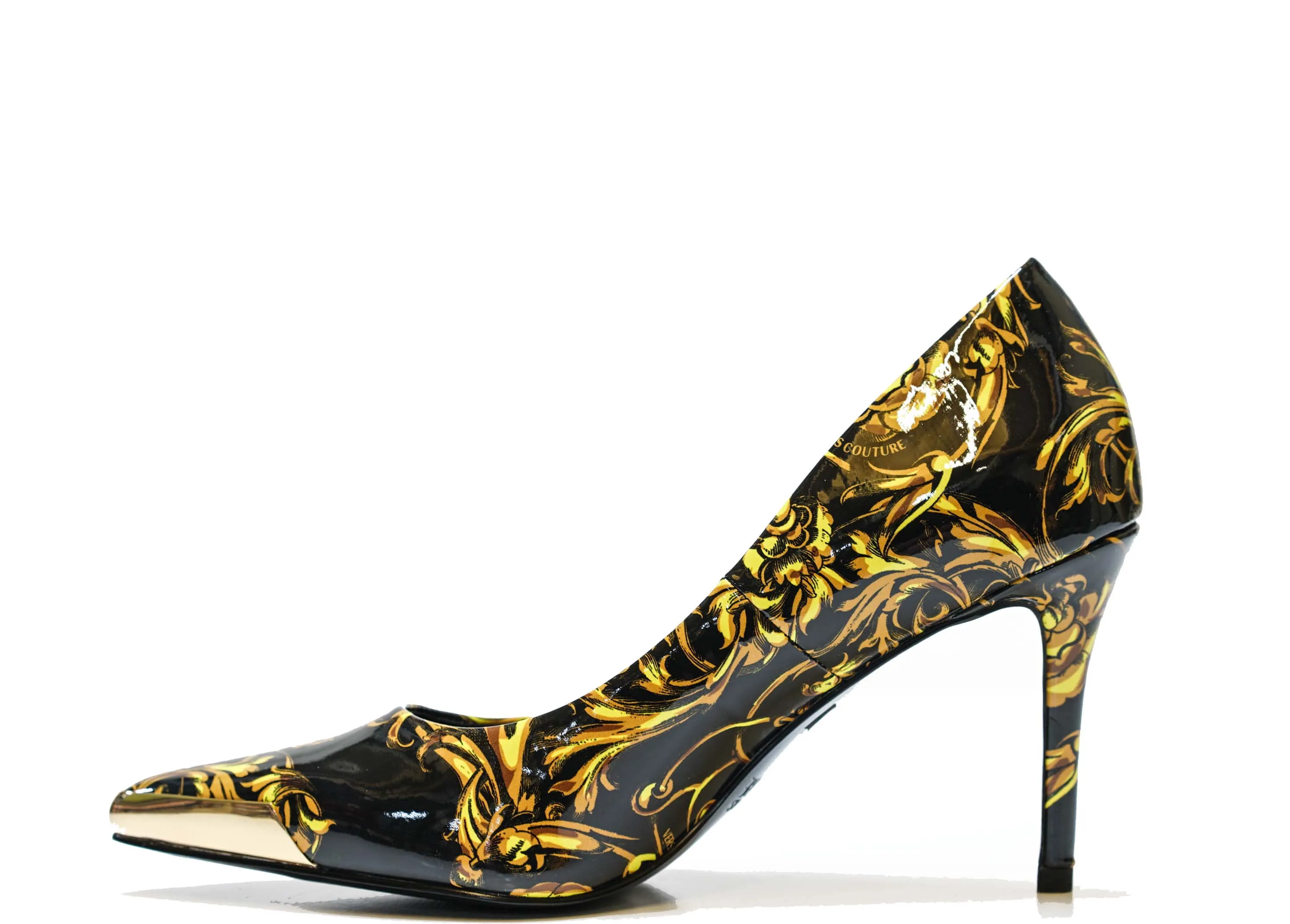 Versace Jeans Women's Black & Gold Printed Pump 72V3S50 - 50% OFF