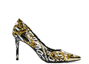 Versace Jeans Women's Gold Printed Pump VA3S50 - 40% OFF