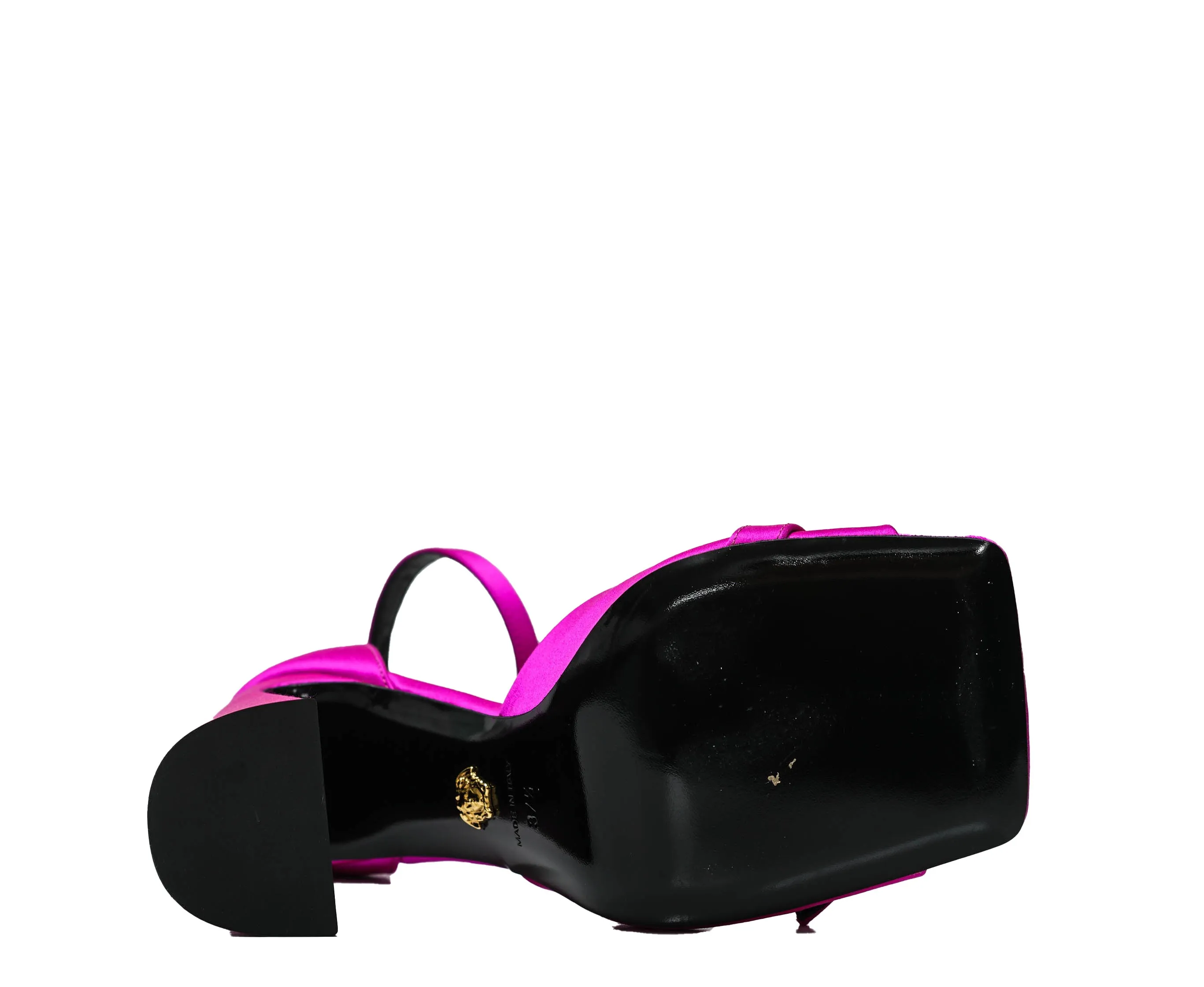 Versace Women's Pink Logo Sandal 1008212 - 37.5 Last Size     60% off