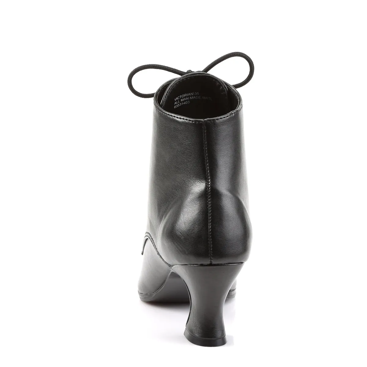 VICTORIAN-35 Funtasma Black PU Fancy Dress Women's Boots (Fantasy Footwear)