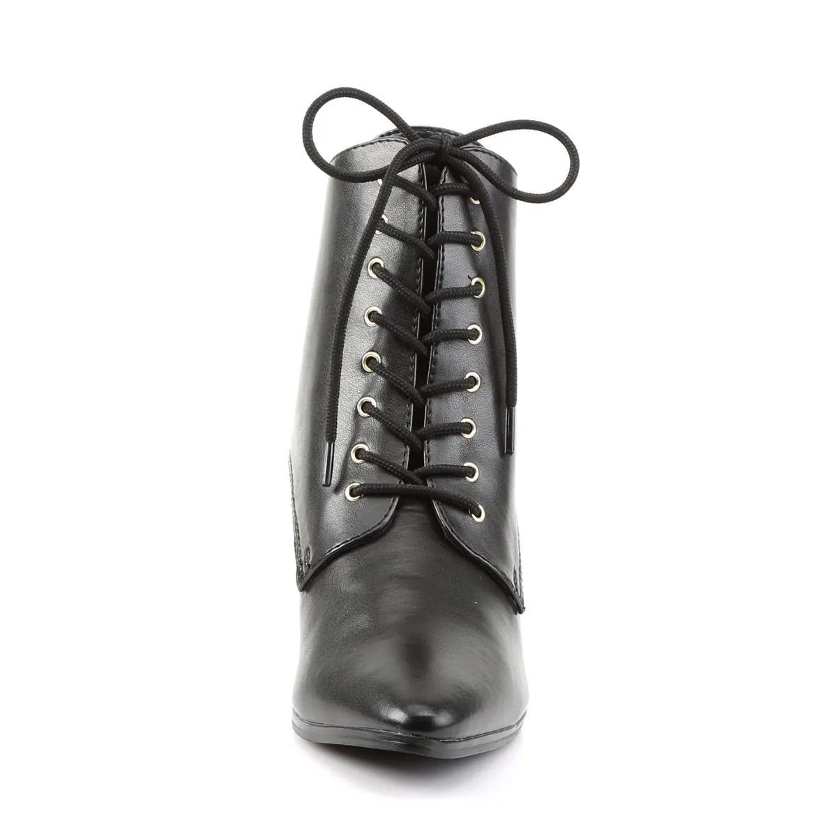 VICTORIAN-35 Funtasma Black PU Fancy Dress Women's Boots (Fantasy Footwear)
