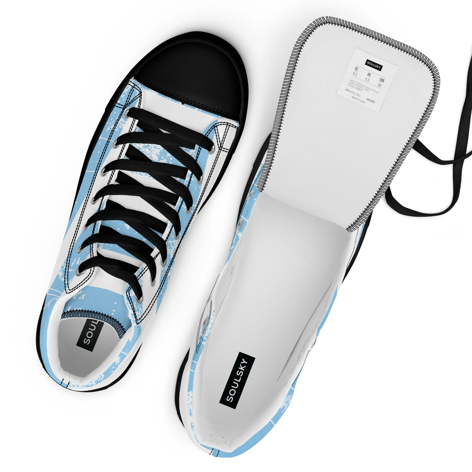 VICTORIOUS Men’s High Top Canvas Shoes