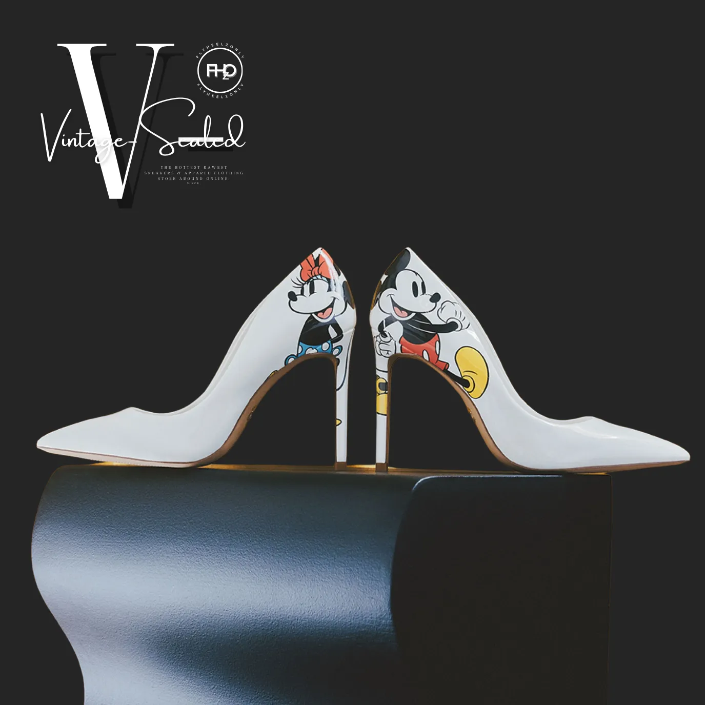 Vintage-Sealed Mickey & Minnie M. Stiletto Heels Disney| Brand New Women's Fashion