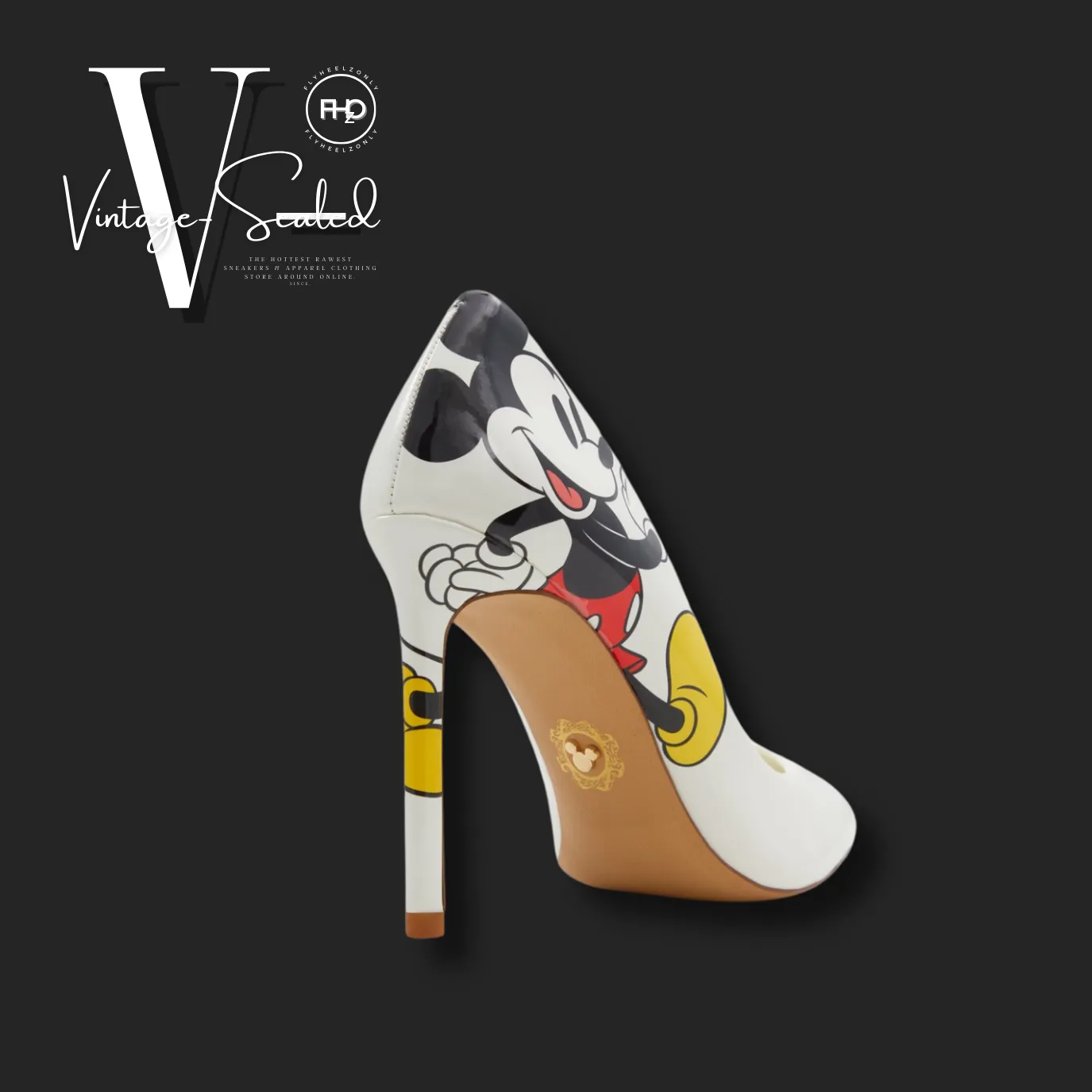 Vintage-Sealed Mickey & Minnie M. Stiletto Heels Disney| Brand New Women's Fashion