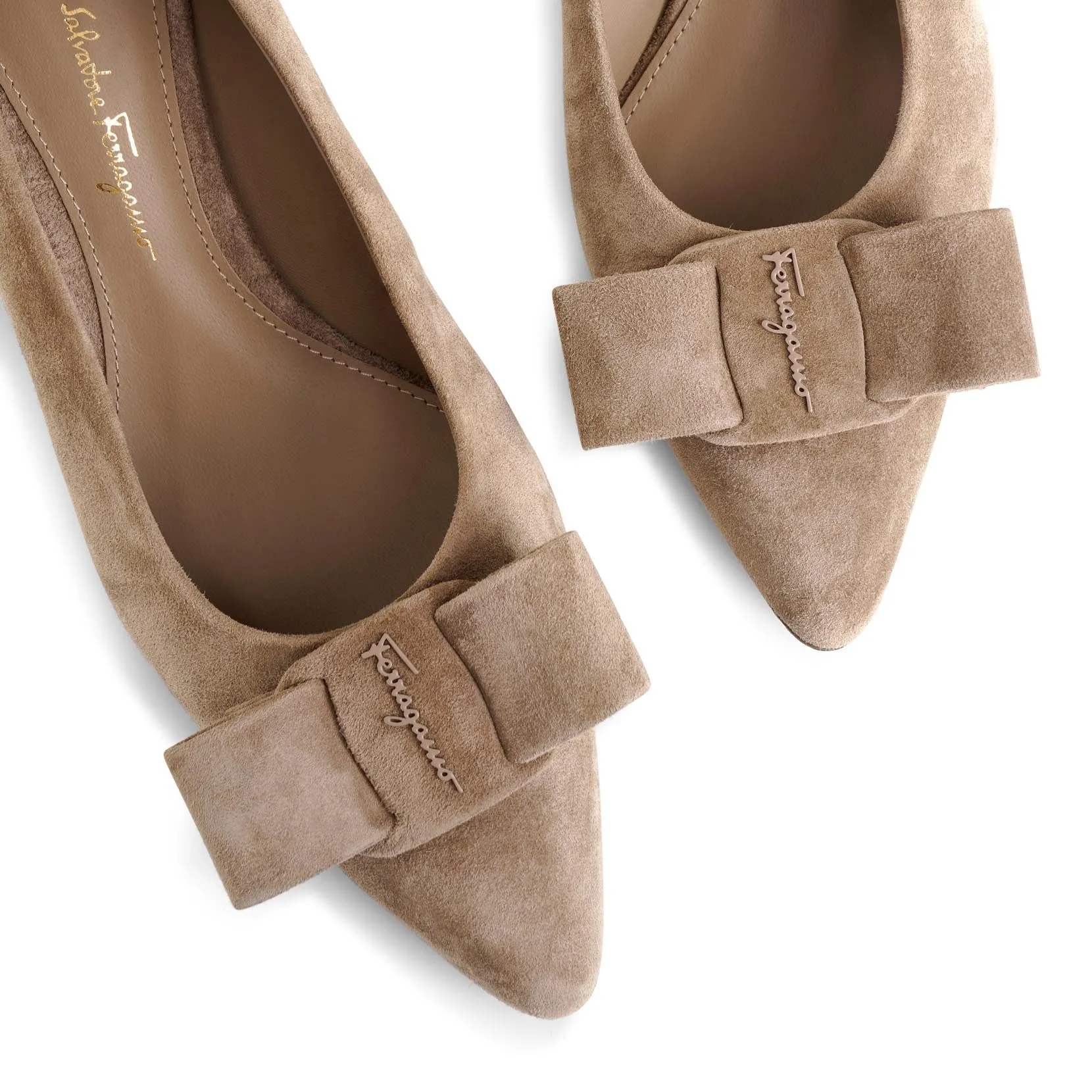 Viva 55 suede bay leaf pumps