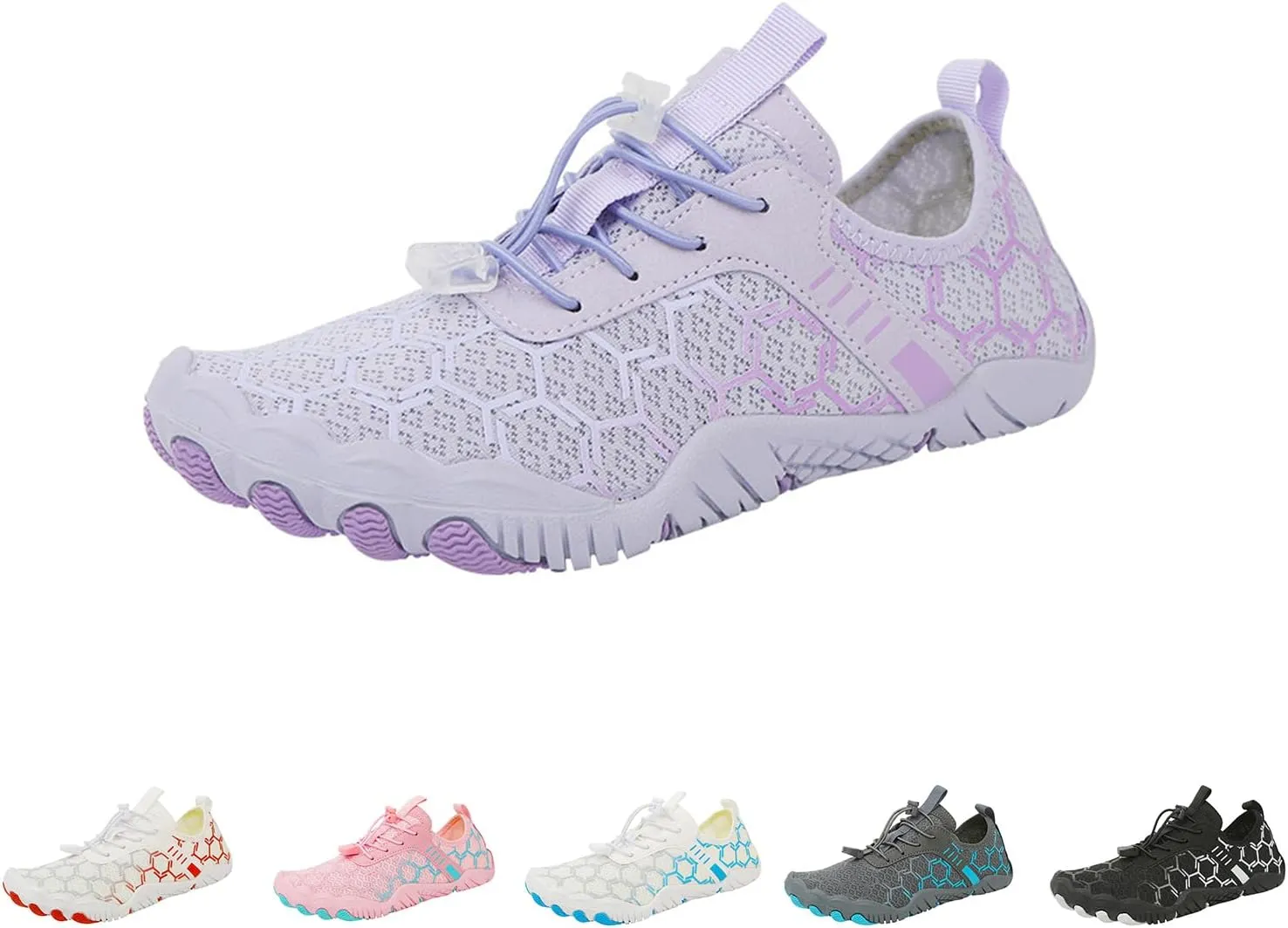 Water Shoes for Women Men Breathable Mesh Running Sneaker Adjustable Walking Footwear Outdoor Casual Sports Shoes