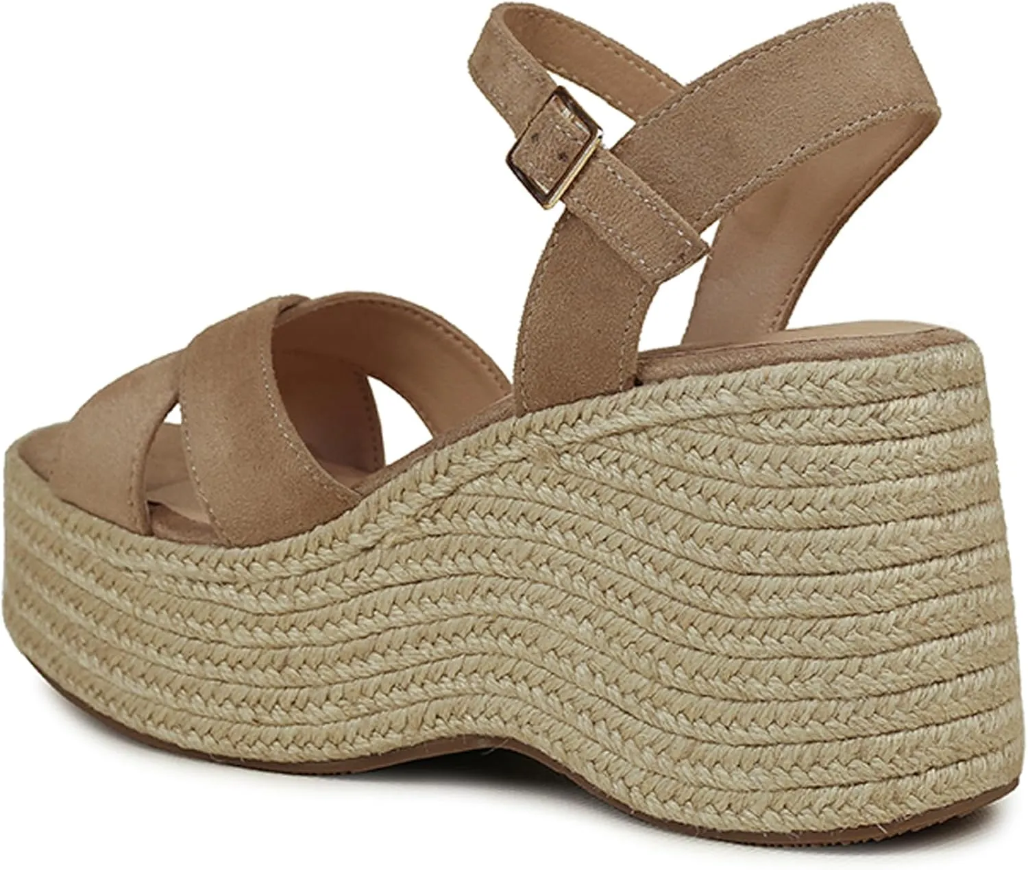 Wedges Sandals Women's Platform Heels Sandals Comfortable Chunky Espadrille Ankle Strap Open Toe Summer Casual Shoes
