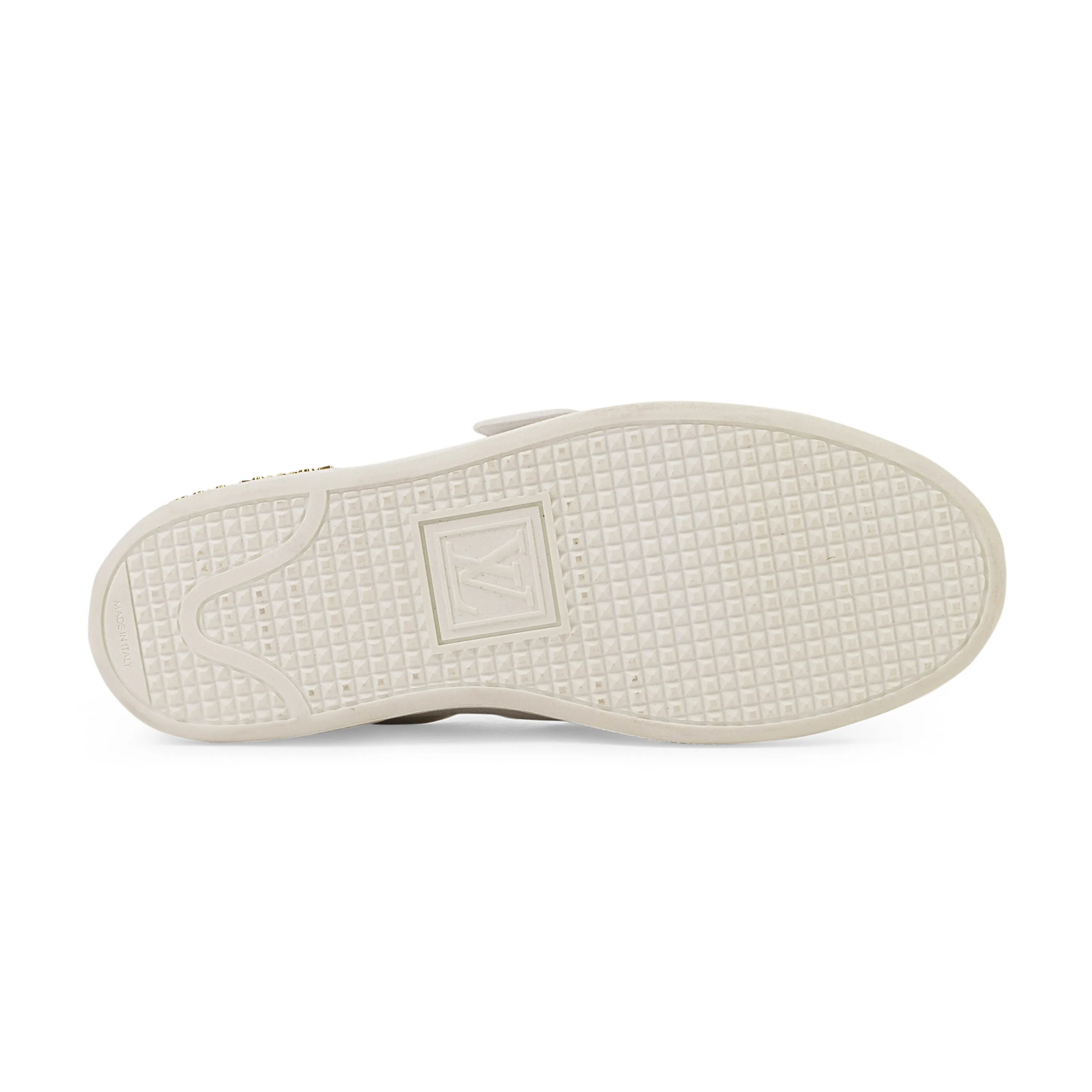 White Leather Lace-Up Frontrow Low-Top Sneakers