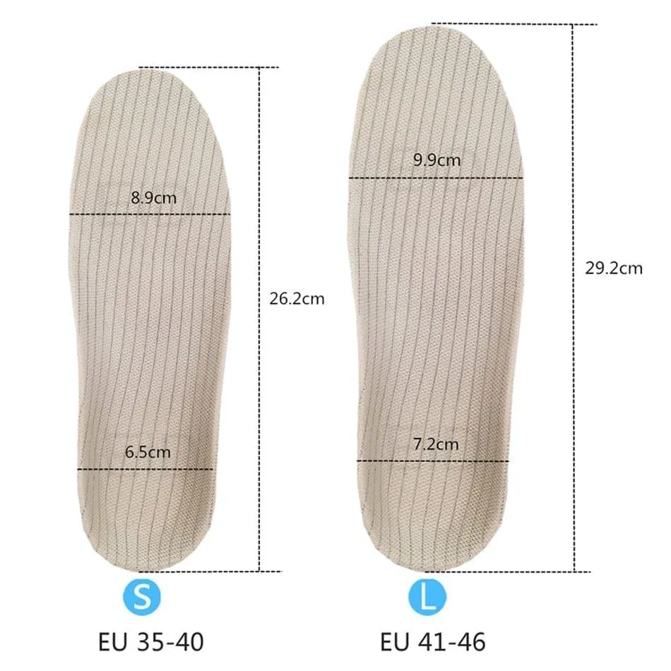 Wholesale UK 2 pieces Premium Orthotic UK Gel Insoles Orthopedic Flat Foot Health Sole Pad For Shoes Insert Arch Support Pad For Plantar fasciitis Unisex Bulk