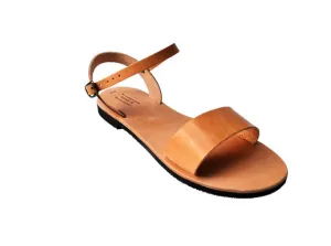Wide strap Persephone ankle strap sandals