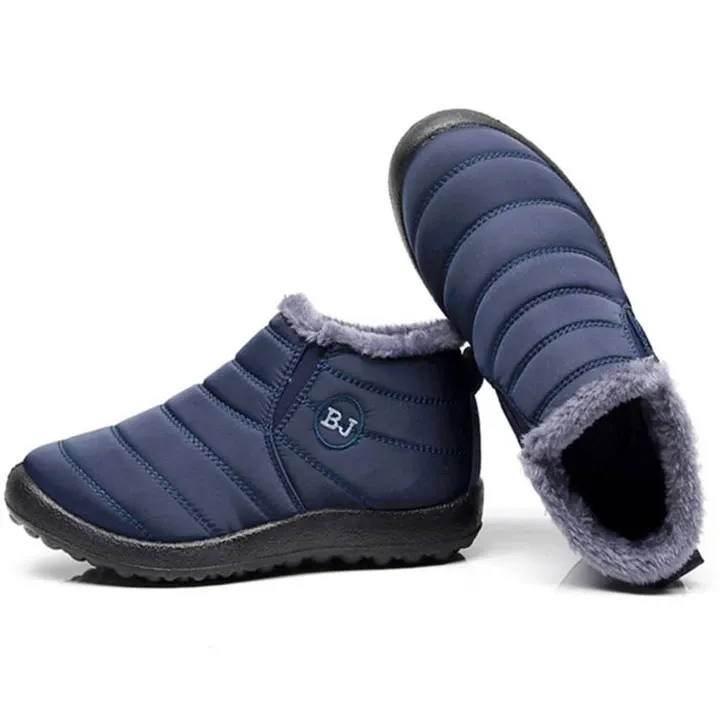 Winter Snow Boots Fur Lined Warm Boots Waterproof Outdoor Booties