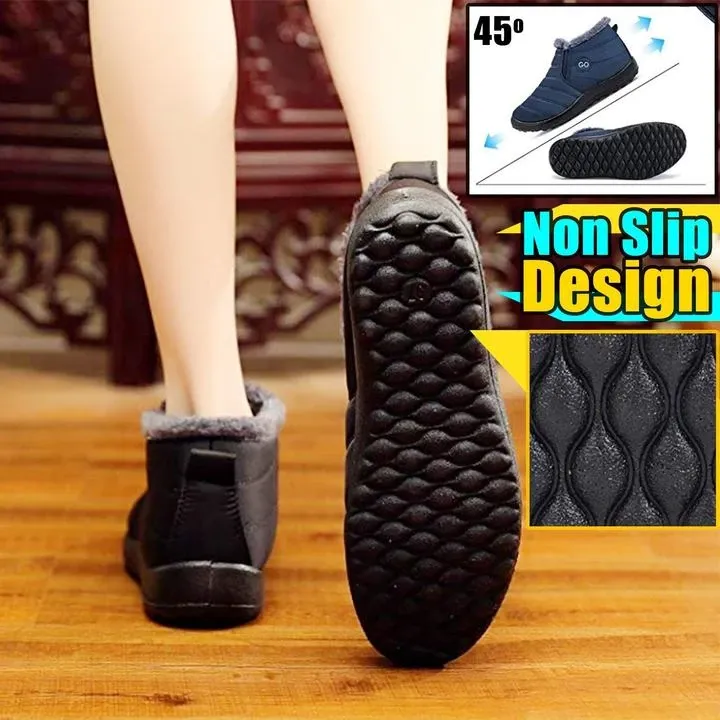 Winter Snow Boots Fur Lined Warm Boots Waterproof Outdoor Booties