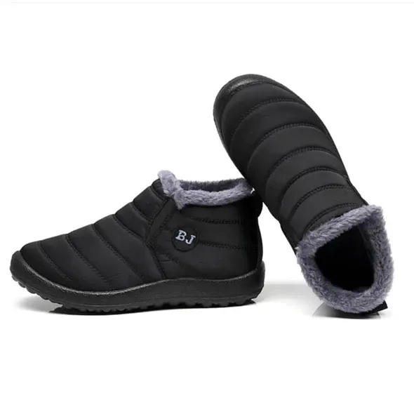 Winter Snow Boots Fur Lined Warm Boots Waterproof Outdoor Booties