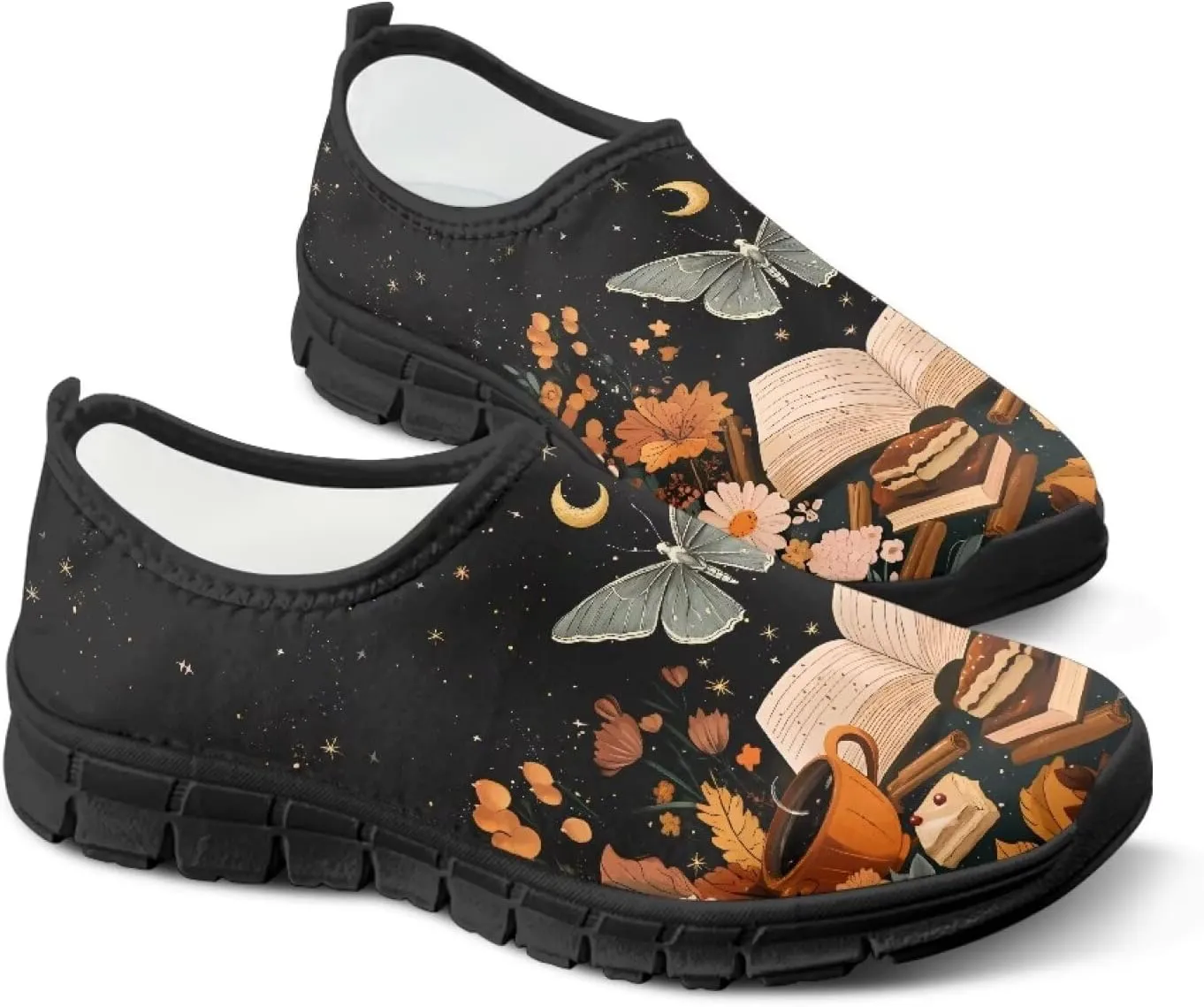 Women Fashion Art Painted Walking Sneaker Lightweight Travel Shoes