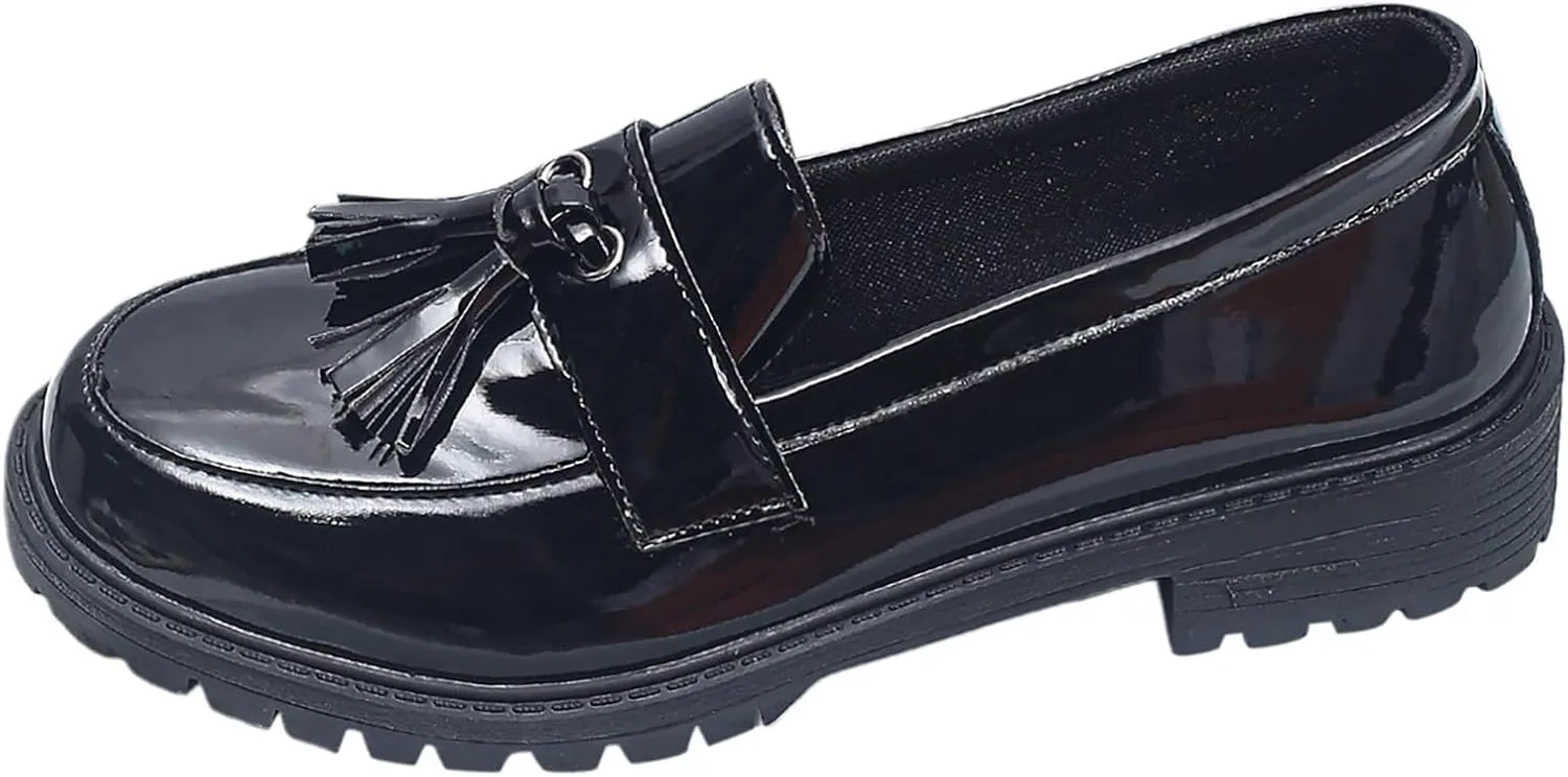 Women Loafers Shoes Slip-On Dress Shoes Business Casual Shoes Cute Work Shoes Comfortable Penny Loafer Office Shoes