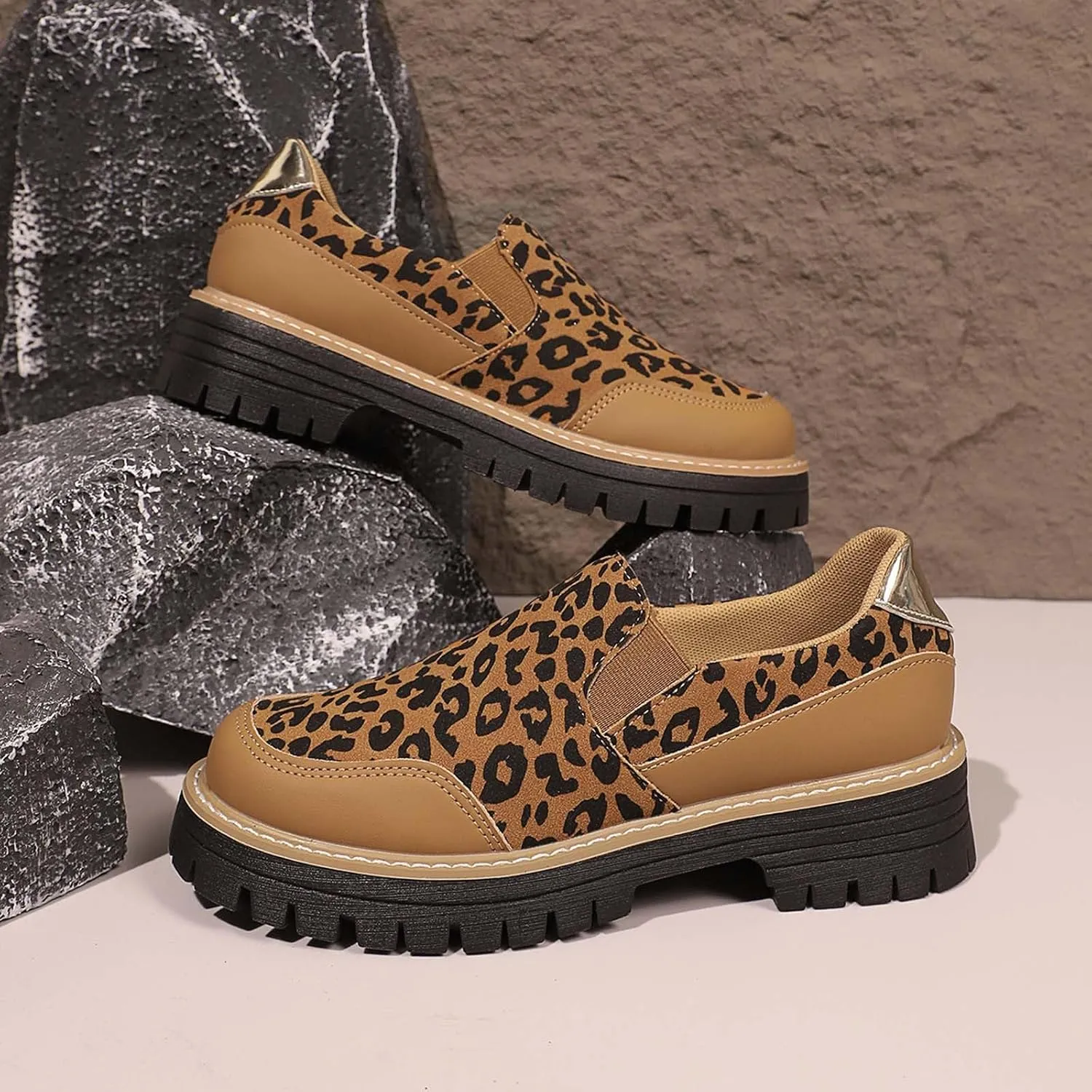 Women Loafers Shoes Slip-On Dress Shoes Business Casual Shoes Cute Work Shoes Comfortable Penny Loafer Office Shoes