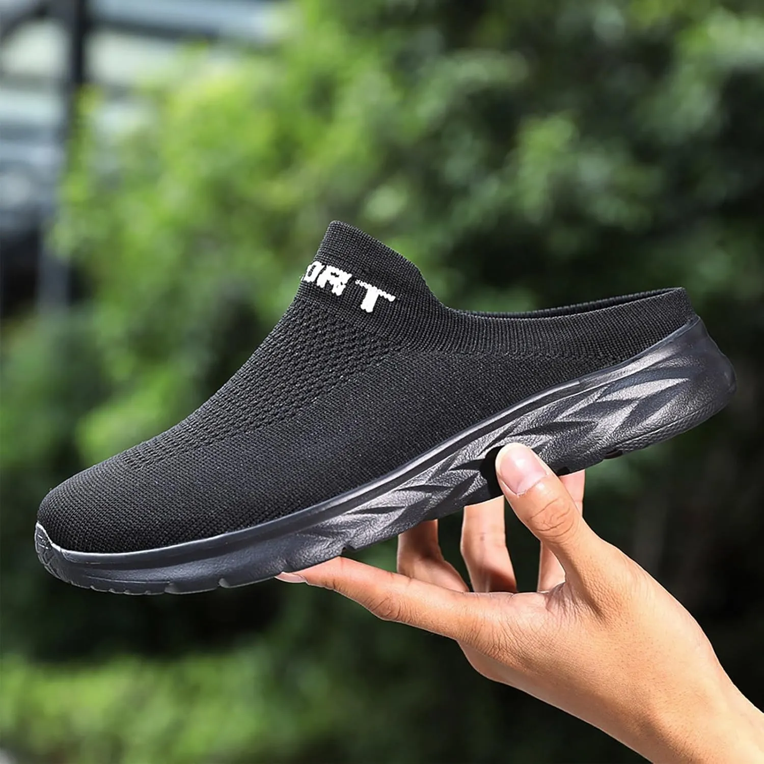 Women's Backless Slip on Mesh Sneakers Shoes Mens Casual Shoes Arch Support Women's Casual Shoes Women Shoes Sneakers White Tennis Shoe Trainers Shoe