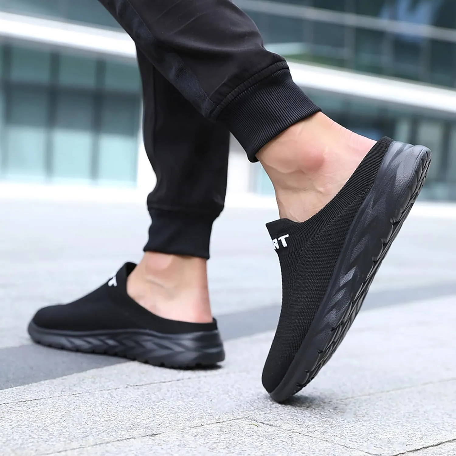 Women's Backless Slip on Mesh Sneakers Shoes Mens Casual Shoes Arch Support Women's Casual Shoes Women Shoes Sneakers White Tennis Shoe Trainers Shoe
