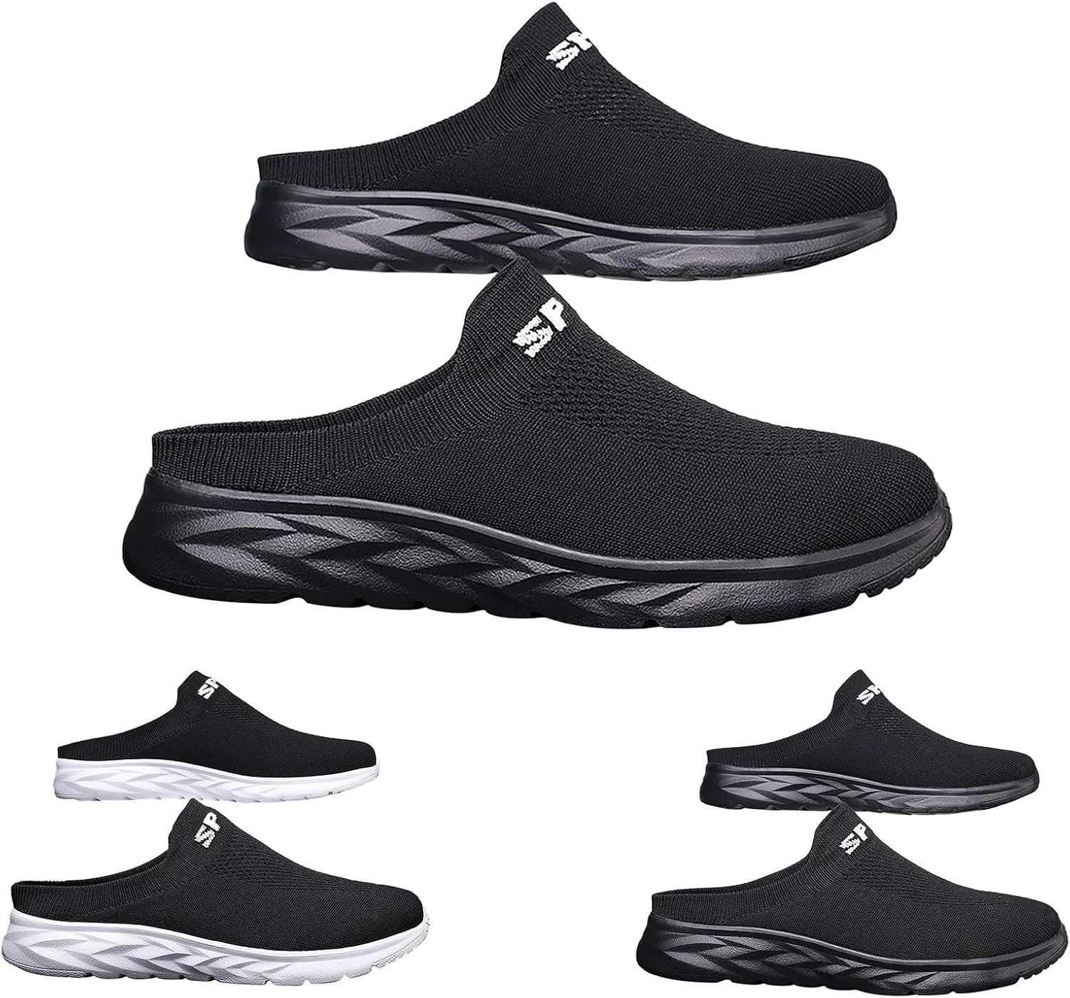 Women's Backless Slip on Mesh Sneakers Shoes Mens Casual Shoes Arch Support Women's Casual Shoes Women Shoes Sneakers White Tennis Shoe Trainers Shoe