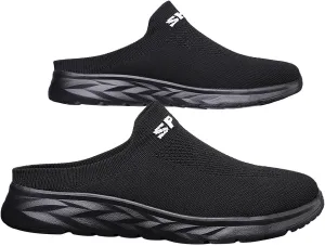 Women's Backless Slip on Mesh Sneakers Shoes Mens Casual Shoes Arch Support Women's Casual Shoes Women Shoes Sneakers White Tennis Shoe Trainers Shoe