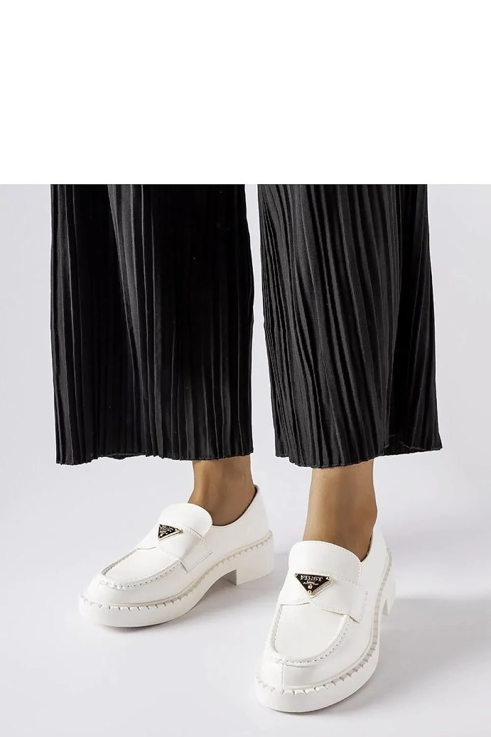 Women's black moccasins