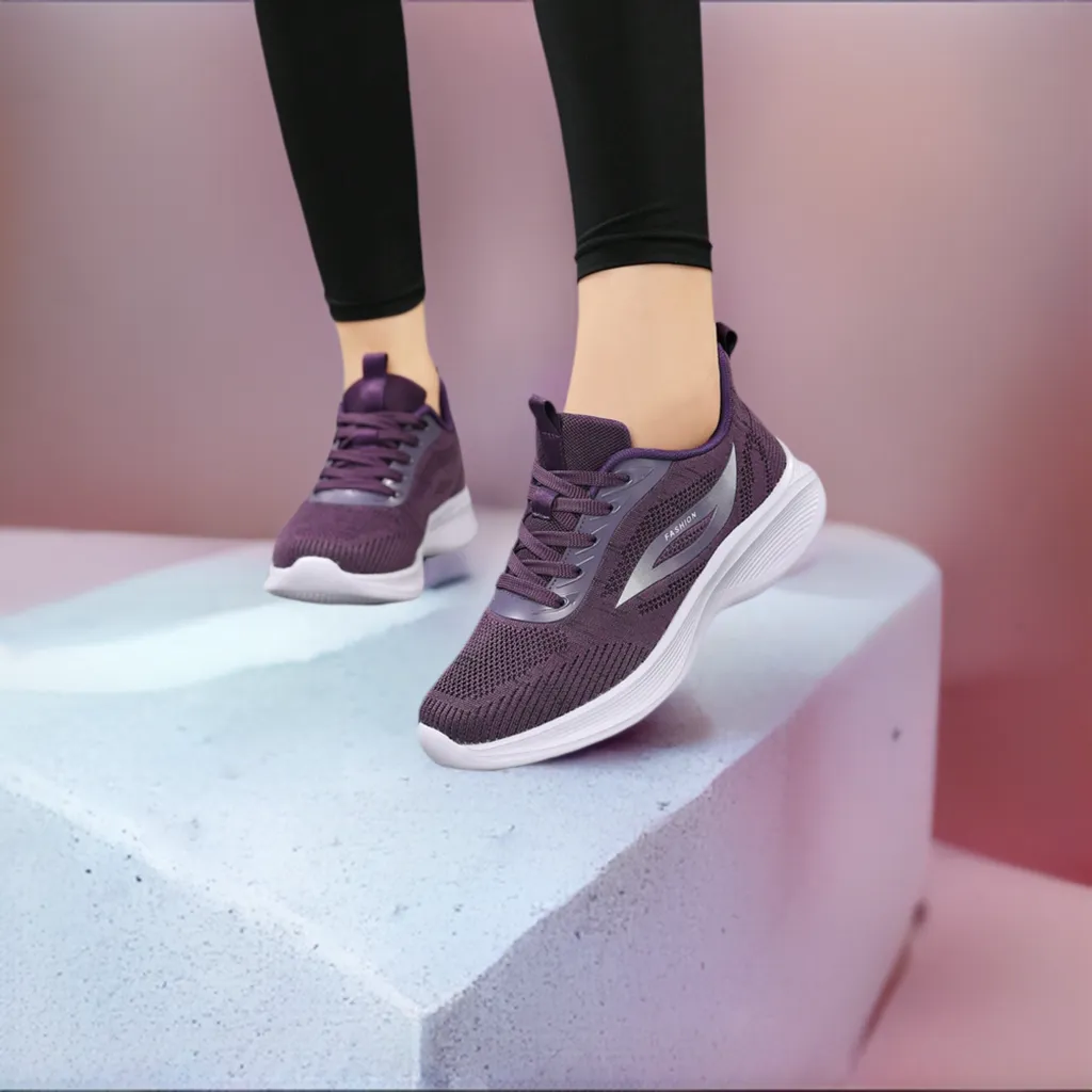Women's Breathable Mesh Casual Shoes With Soft, Non-slip Sole,