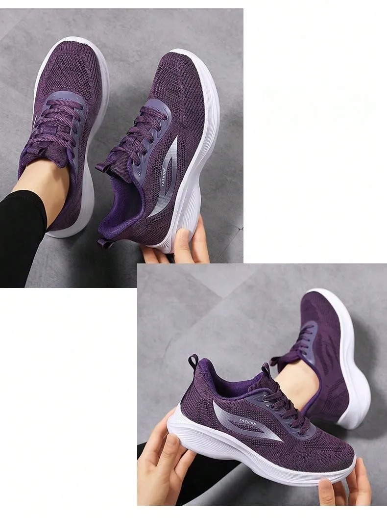Women's Breathable Mesh Casual Shoes With Soft, Non-slip Sole,