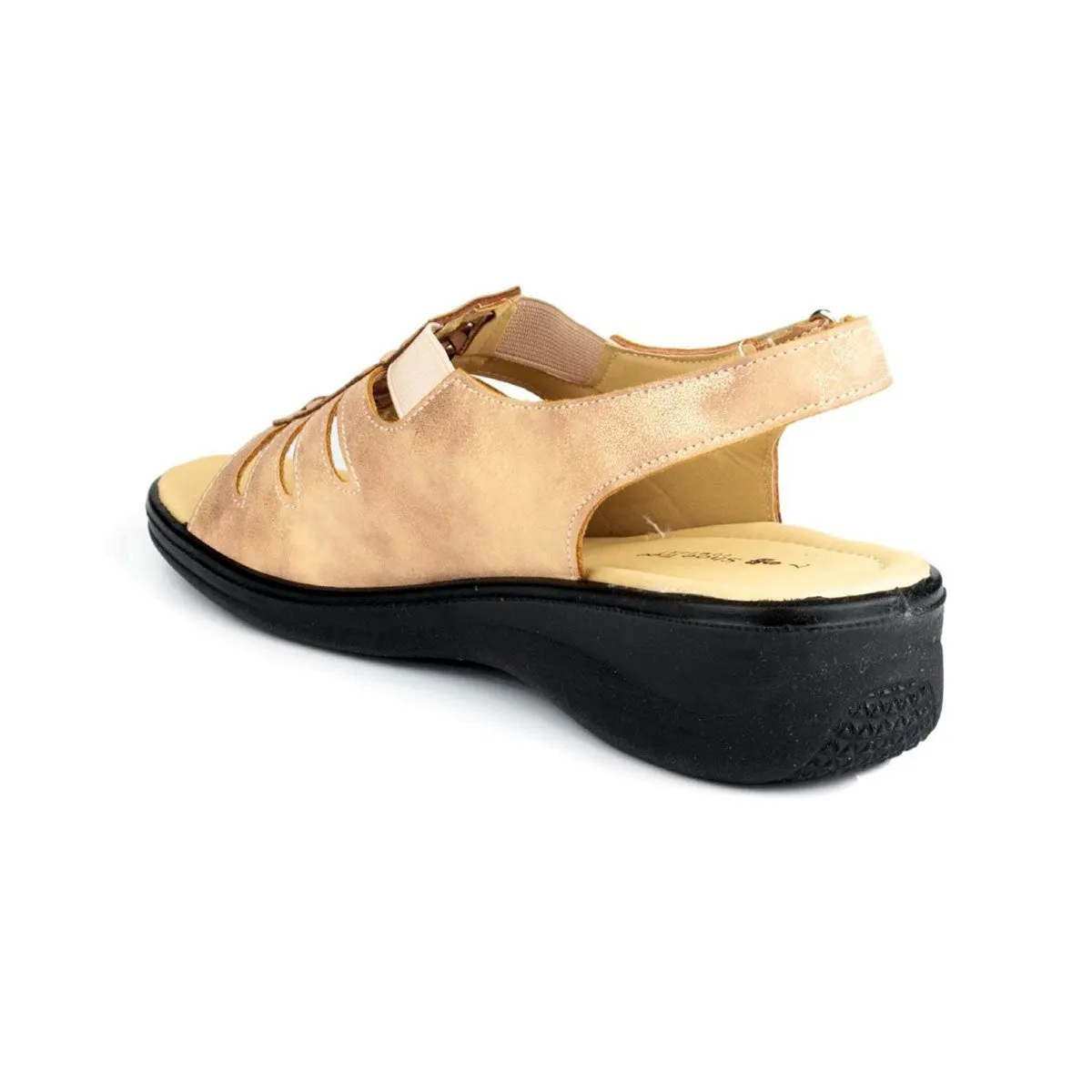 Womens Bronze Comfort Sandal