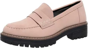 Women's Chunky Loafers Slip On Loafers Business Casual Shoes Dressy Platform Loafers Fashion Outfit Loafer Shoes