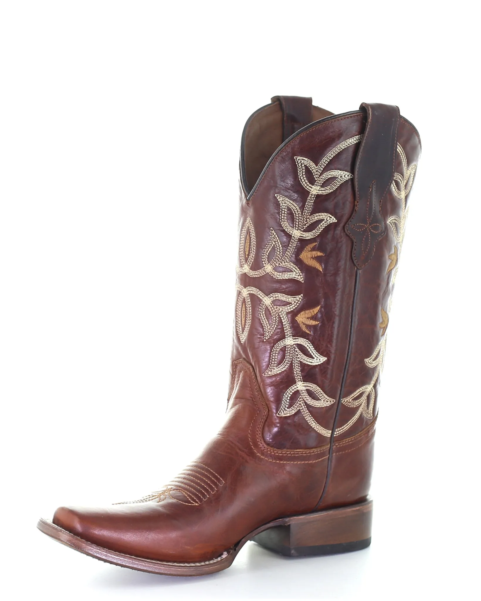 Women's Circle G Floral Embroidery Western Boots