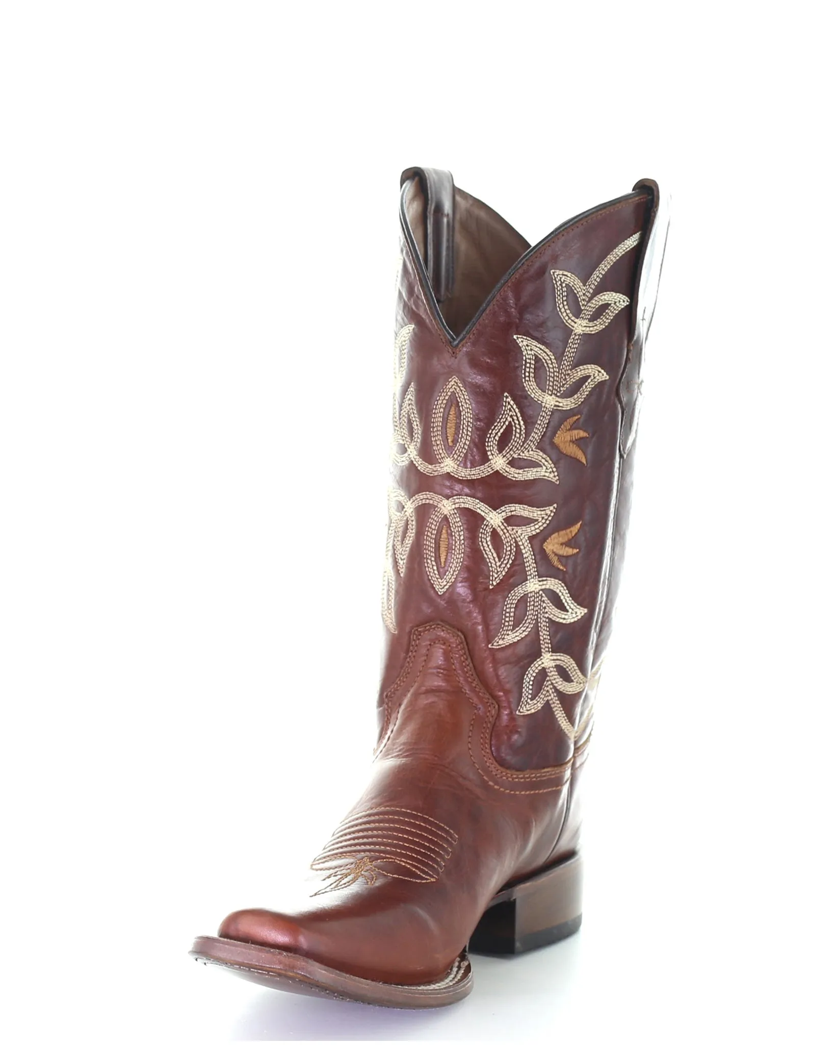 Women's Circle G Floral Embroidery Western Boots