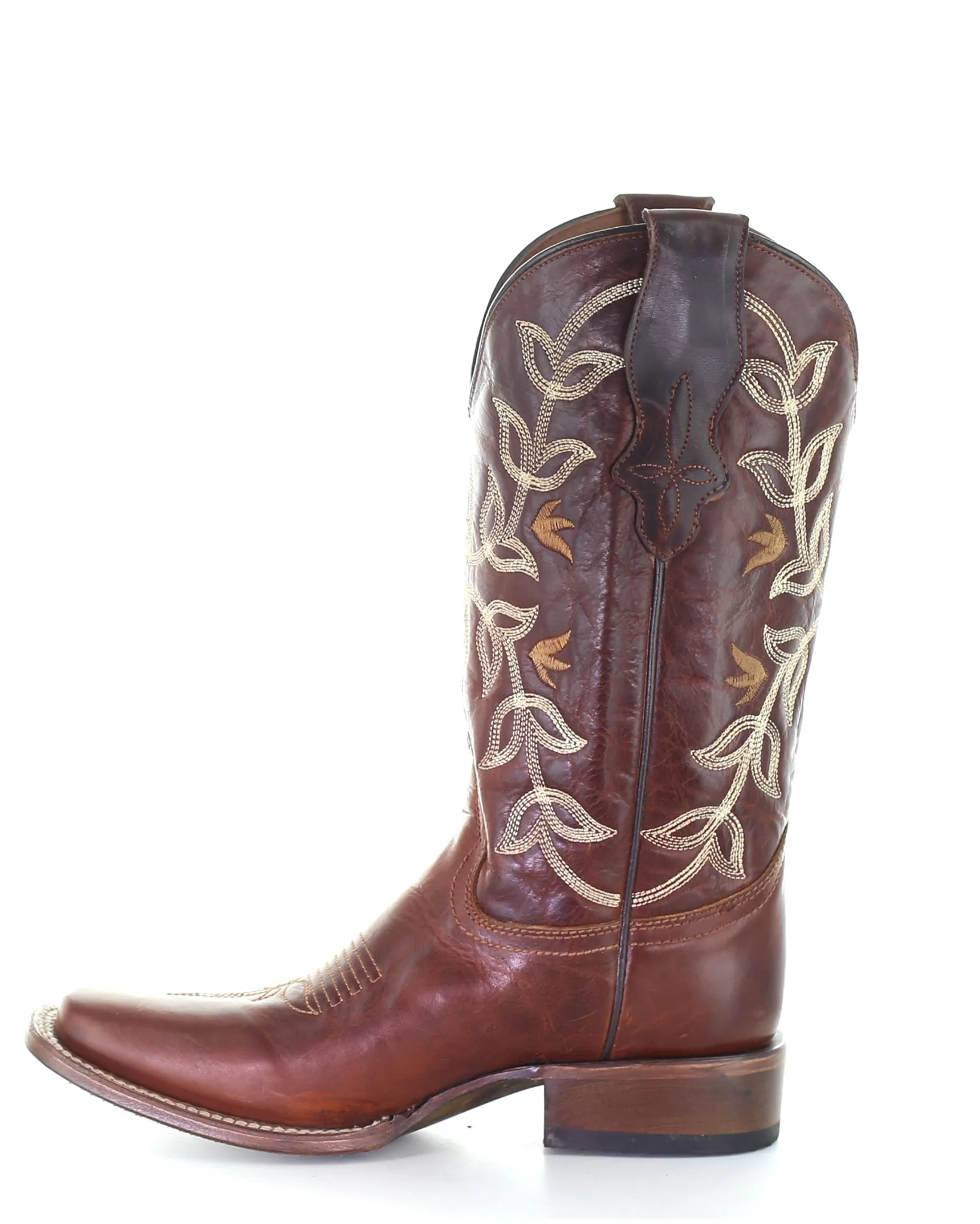 Women's Circle G Floral Embroidery Western Boots