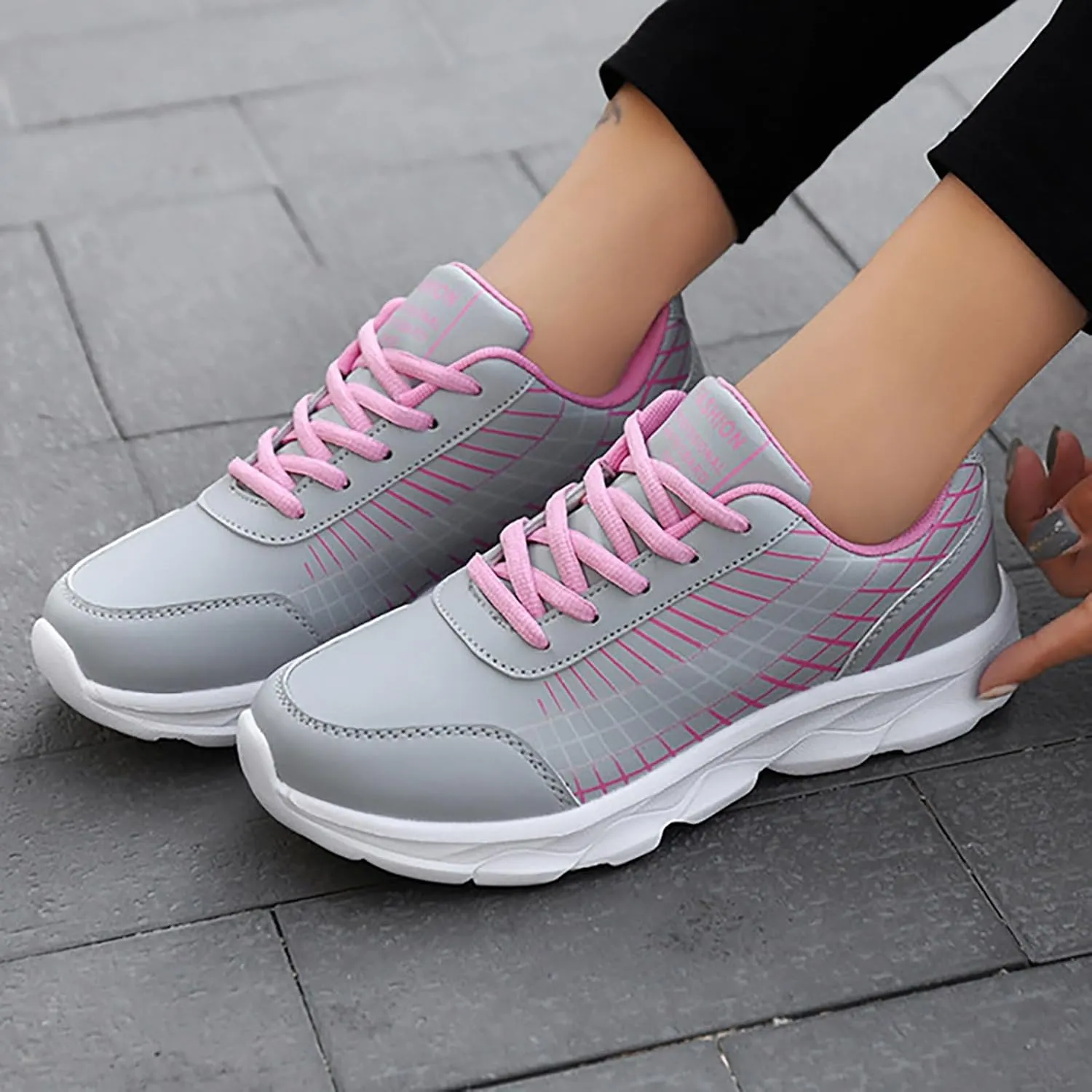Womens Elastic Slip On Sneakers Casual Walking Shoes Lightweight Canvas Comfortable Flats Non Slip Loafers