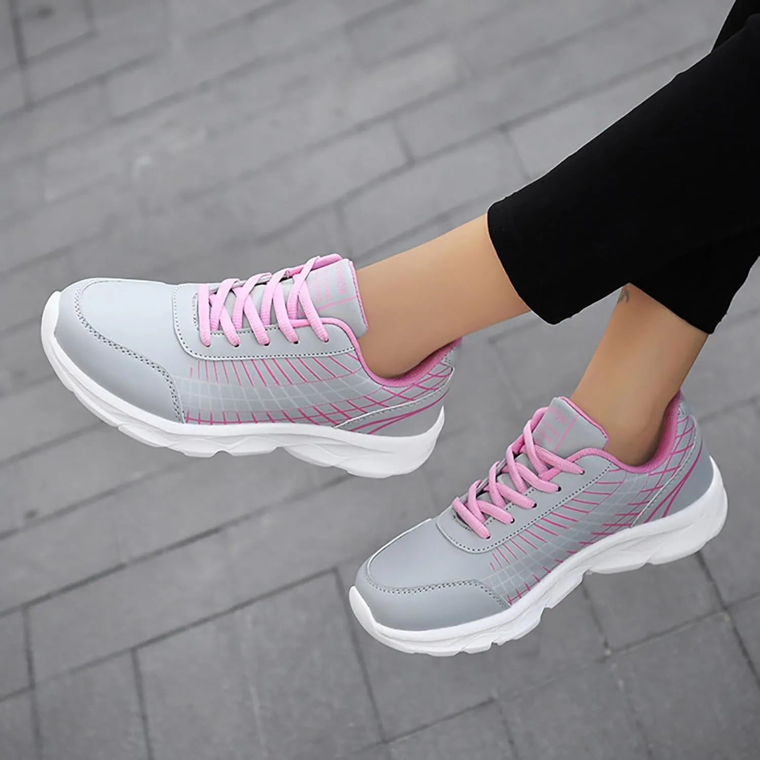 Womens Elastic Slip On Sneakers Casual Walking Shoes Lightweight Canvas Comfortable Flats Non Slip Loafers