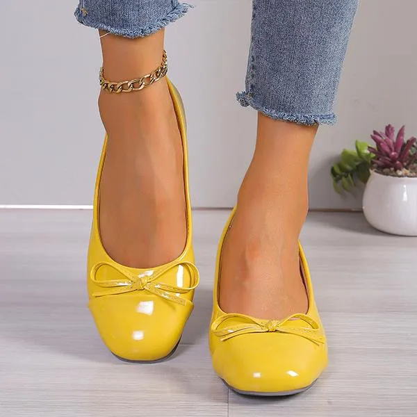 Women's Elegant Bow Casual High Heel Pumps 67833296S