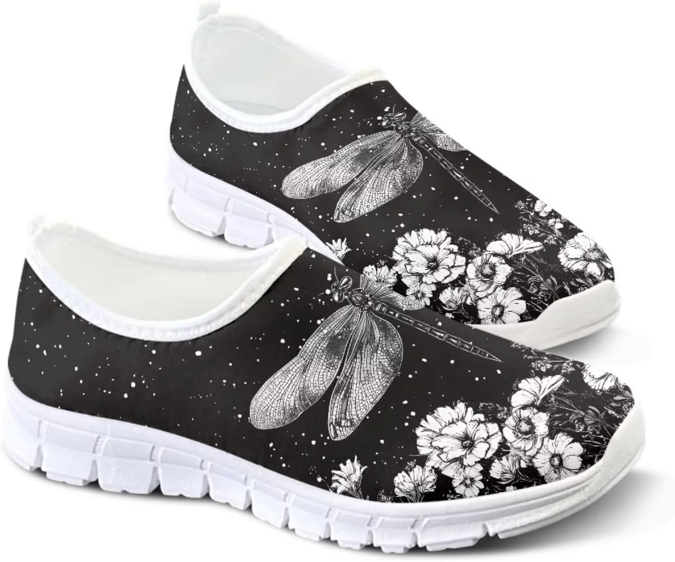 Women's Fashion Butterfly Sneaker Comfortable Slip-On Loafers Business Casual Shoes US 5-13