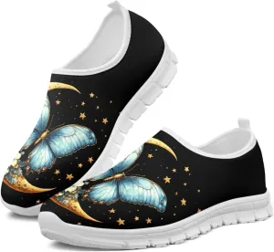 Women's Fashion Butterfly Sneaker Comfortable Slip-On Loafers Business Casual Shoes US 5-13