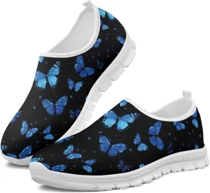 Women's Fashion Butterfly Sneaker Comfortable Slip-On Loafers Business Casual Shoes US 5-13