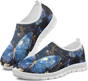 Women's Fashion Butterfly Sneaker Comfortable Slip-On Loafers Business Casual Shoes US 5-13